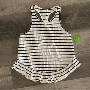 New Kate Spade ruffle tank